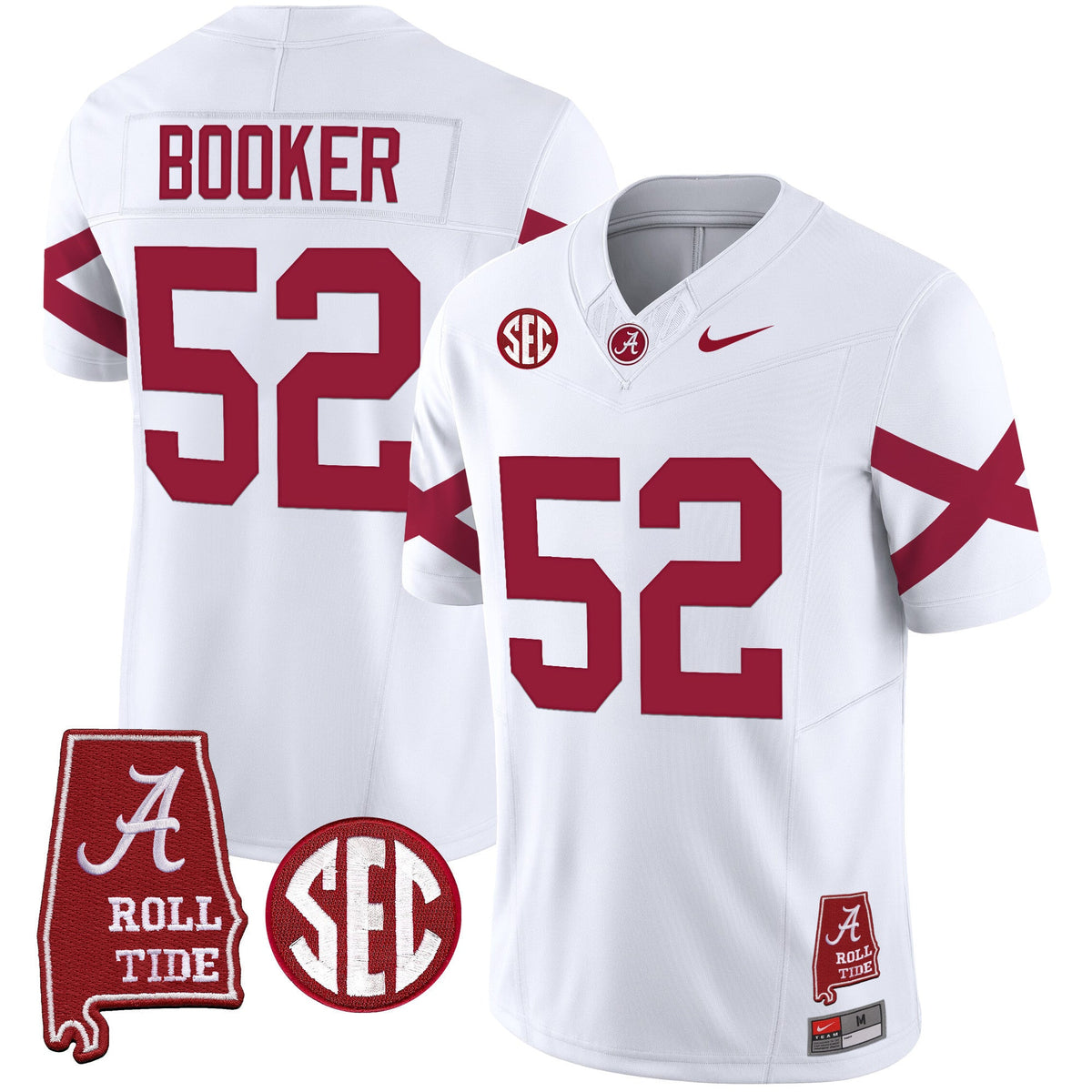 Men's Alabama Crimson Tide Vapor Limited Jersey V6 - Alabama Map - All Stitched - image 18
