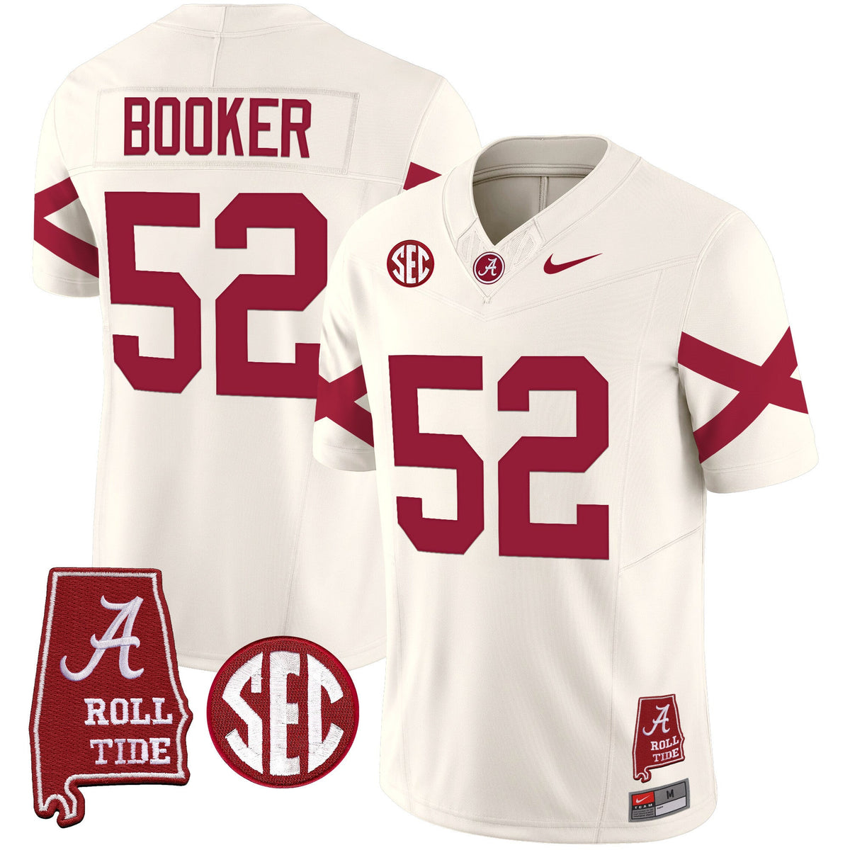 Men's Alabama Crimson Tide Vapor Limited Jersey V6 - Alabama Map - All Stitched - image 25