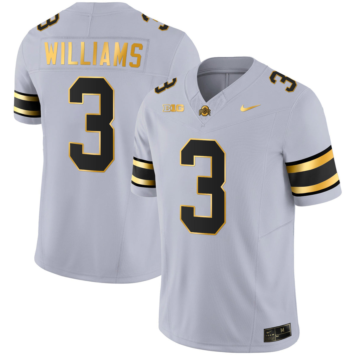 Men's Ohio State Buckeyes Gold Jersey - All Stitched - image 2
