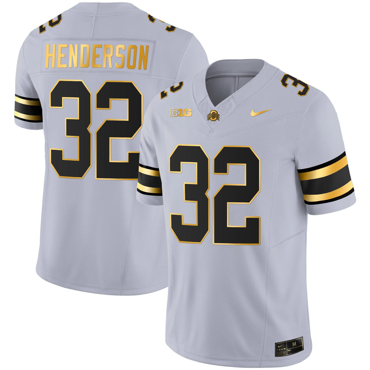 Men's Ohio State Buckeyes Gold Jersey - All Stitched - image 4
