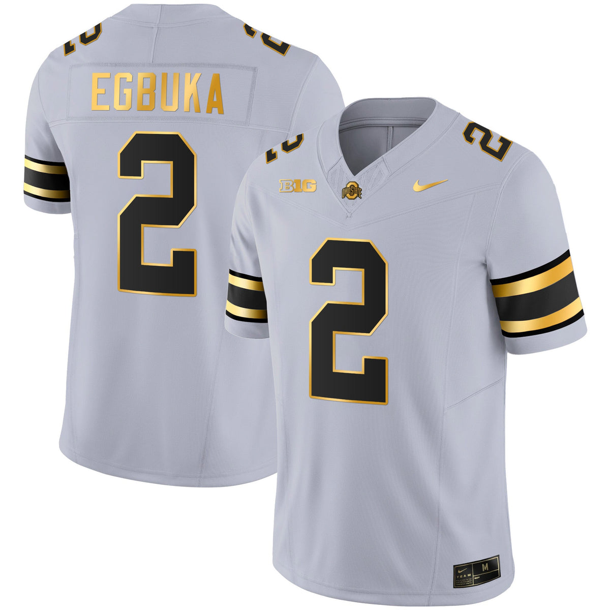 Men's Ohio State Buckeyes Gold Jersey - All Stitched - image 5