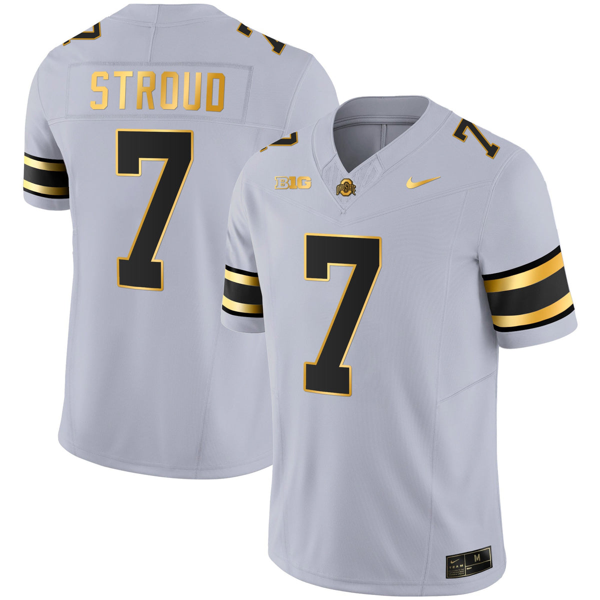 Men's Ohio State Buckeyes Gold Jersey - All Stitched - image 6