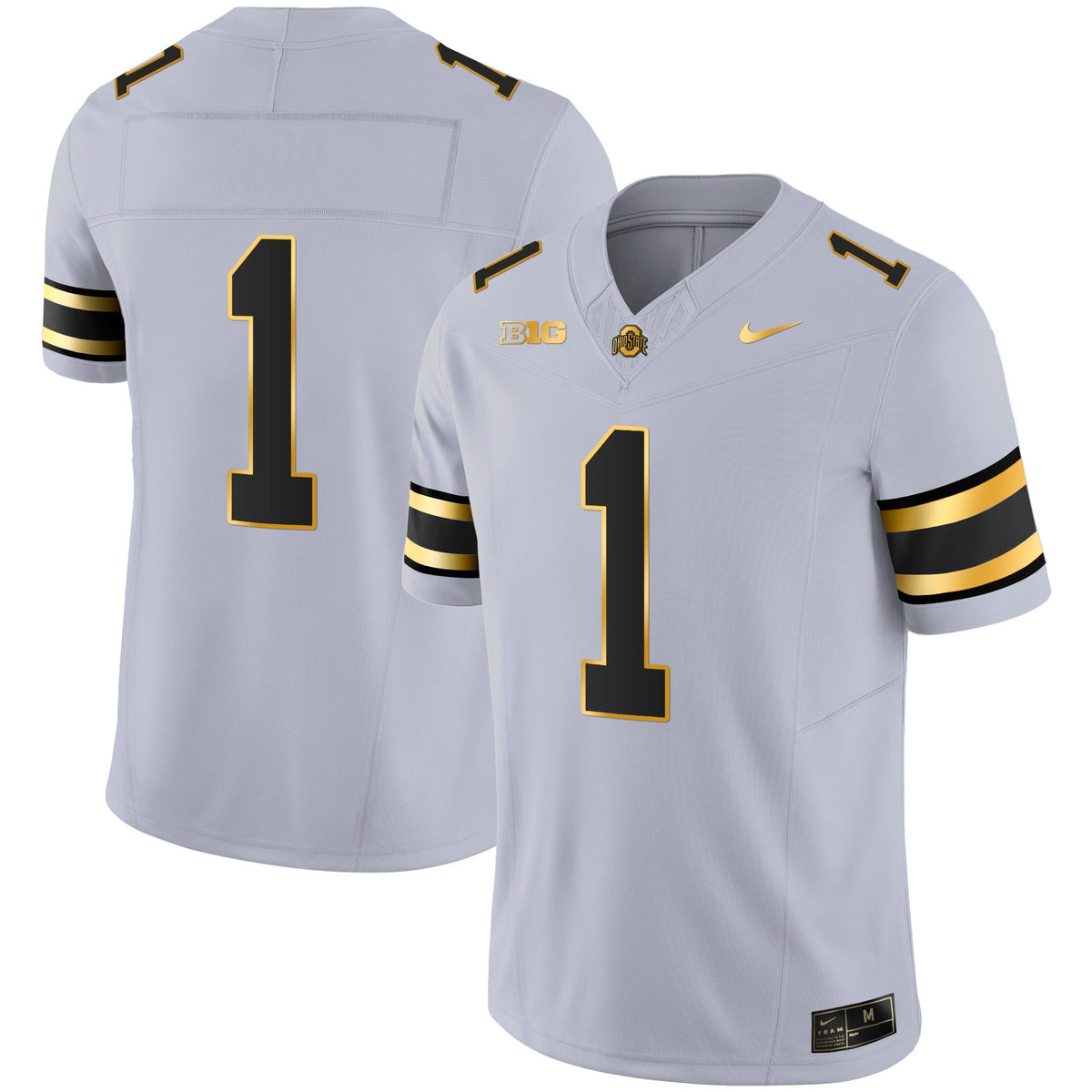 Men's Ohio State Buckeyes Gold Jersey - All Stitched - image 7