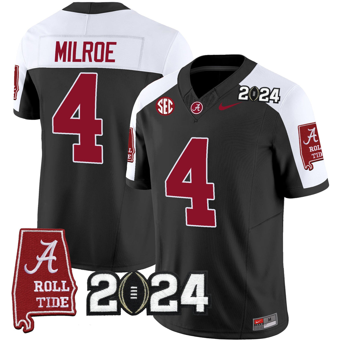Men's Alabama Crimson Tide 2024 Vapor Limited Jersey - All Stitched - image 2