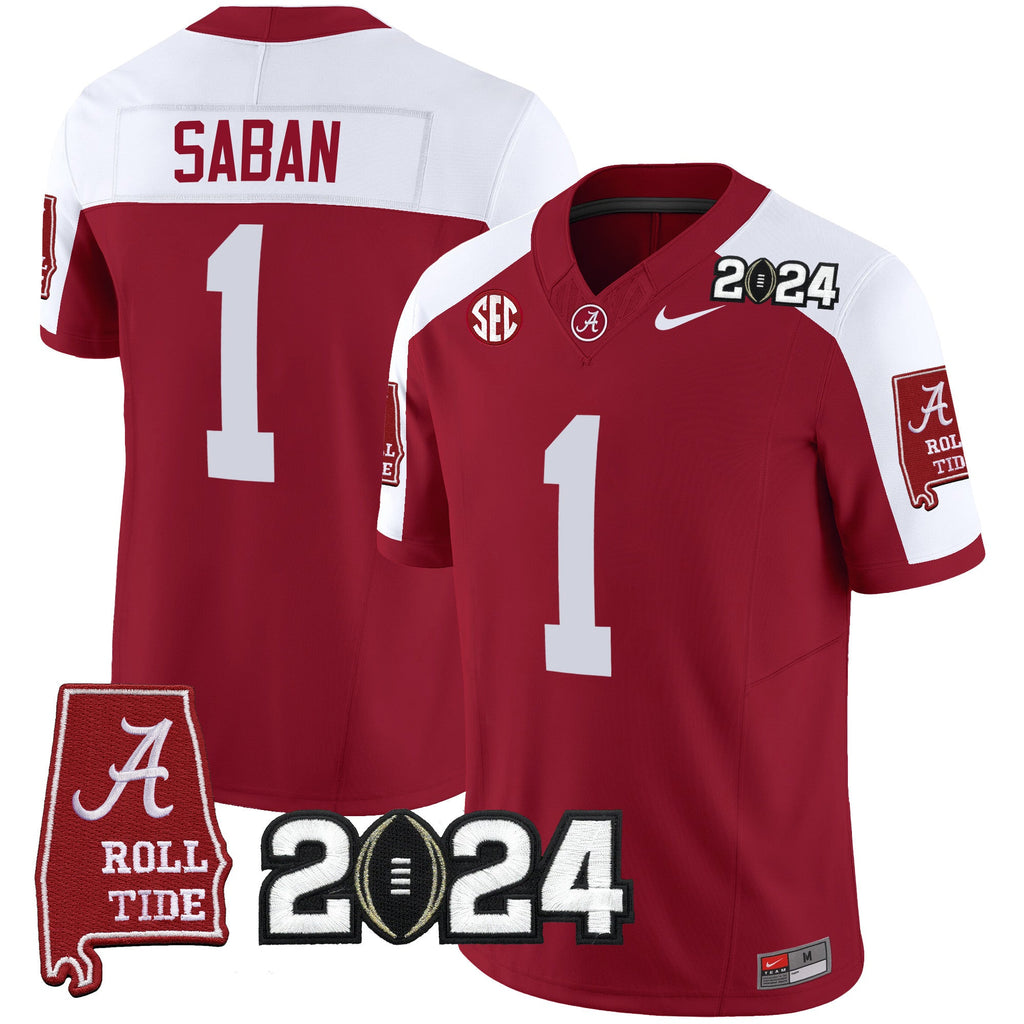 Men's Alabama Crimson Tide 2024 Vapor Limited Jersey - All Stitched - image 9