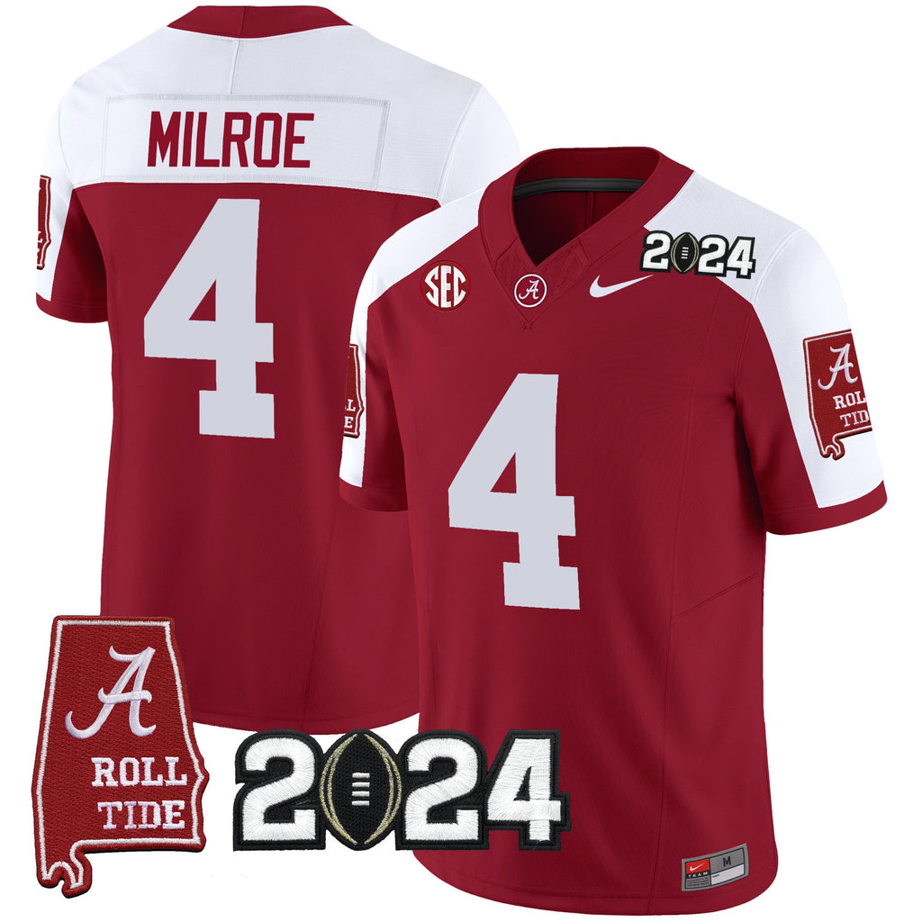 Men's Alabama Crimson Tide 2024 Vapor Limited Jersey - All Stitched - image 10