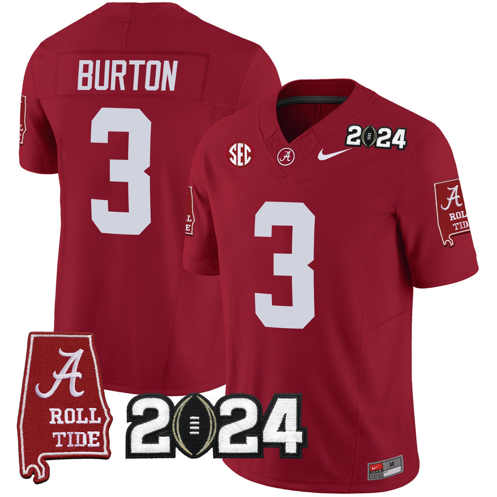 Men's Alabama Crimson Tide 2024 Vapor Limited Jersey - All Stitched - image 20