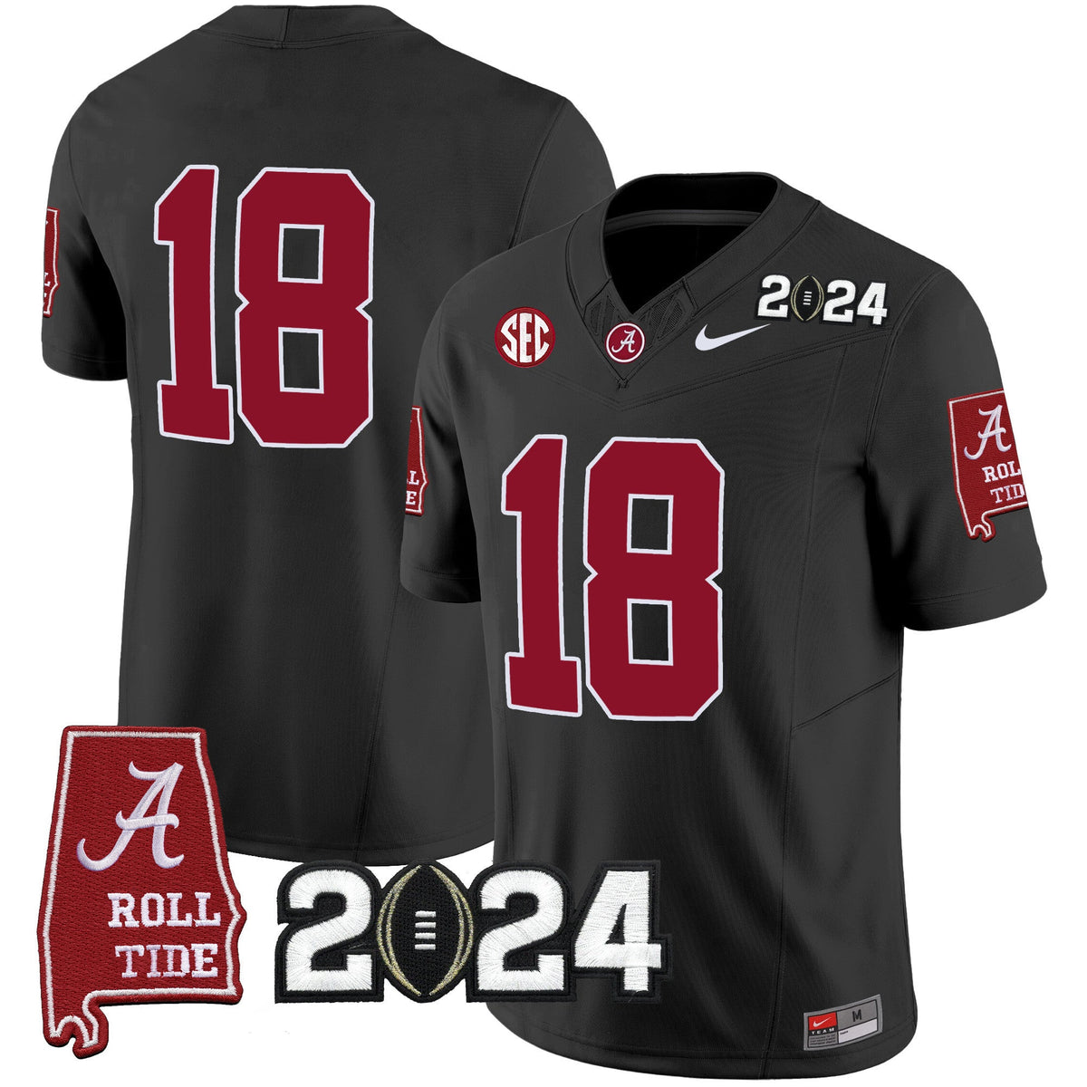 Men's Alabama Crimson Tide 2024 Vapor Limited Jersey - All Stitched - image 31