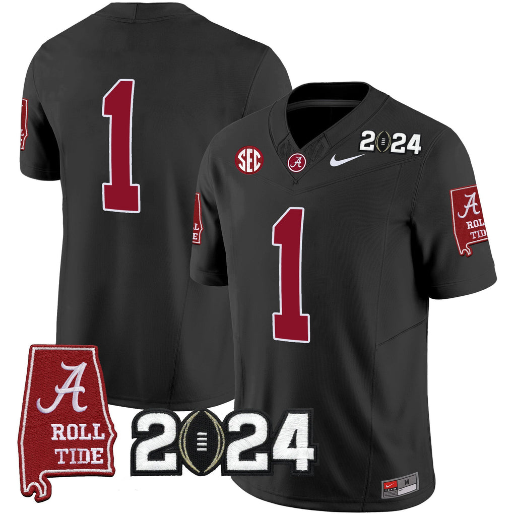 Men's Alabama Crimson Tide 2024 Vapor Limited Jersey - All Stitched - image 32