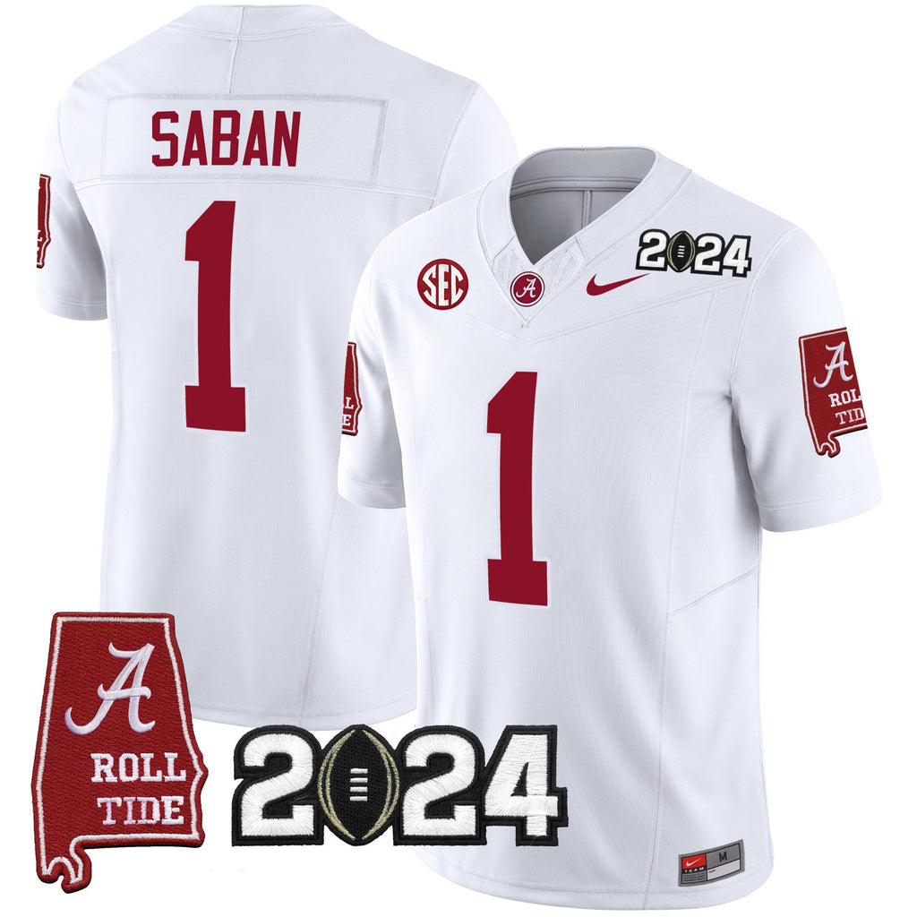 Men's Alabama Crimson Tide 2024 Vapor Limited Jersey - All Stitched - image 33