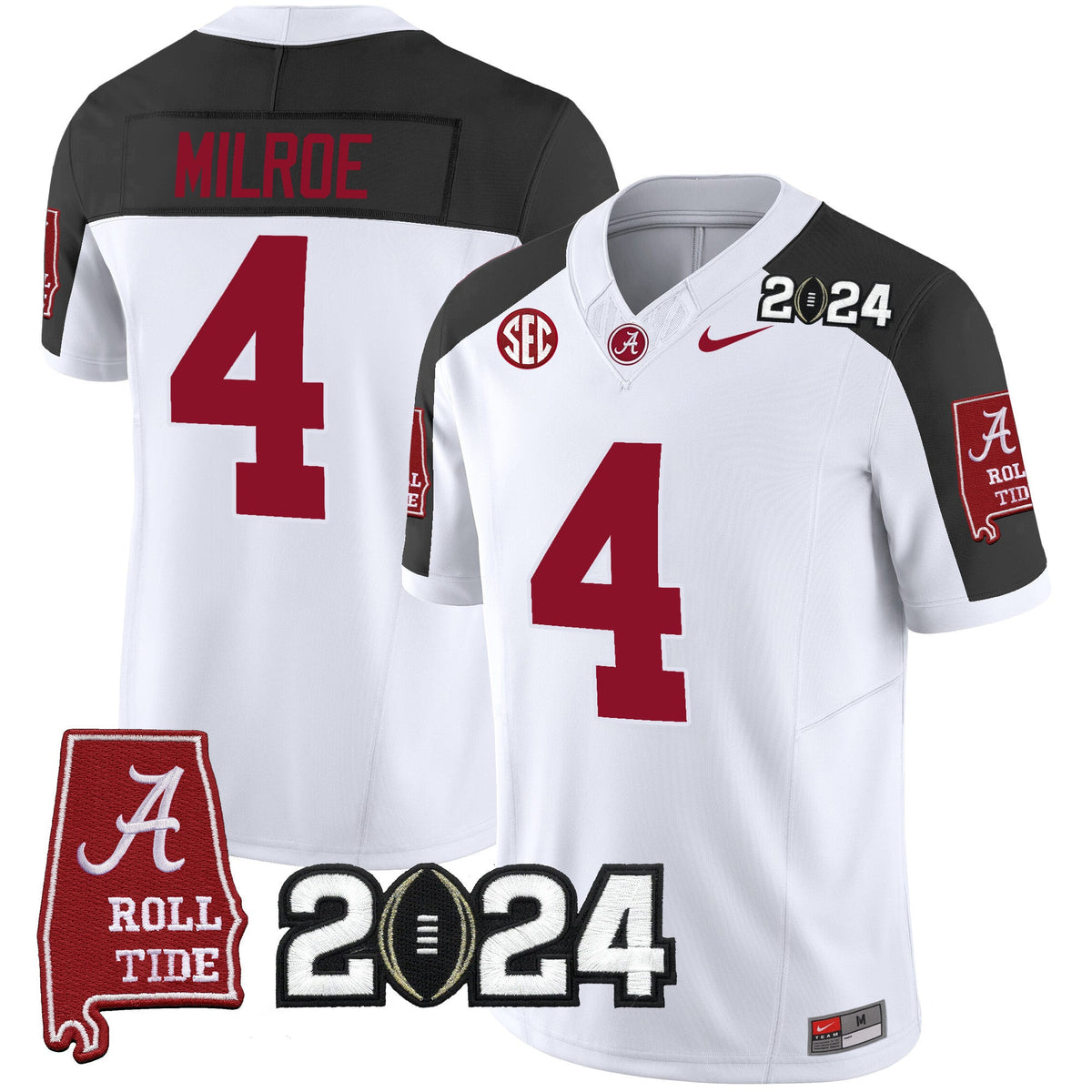 Men's Alabama Crimson Tide 2024 Vapor Limited Jersey - All Stitched - image 42