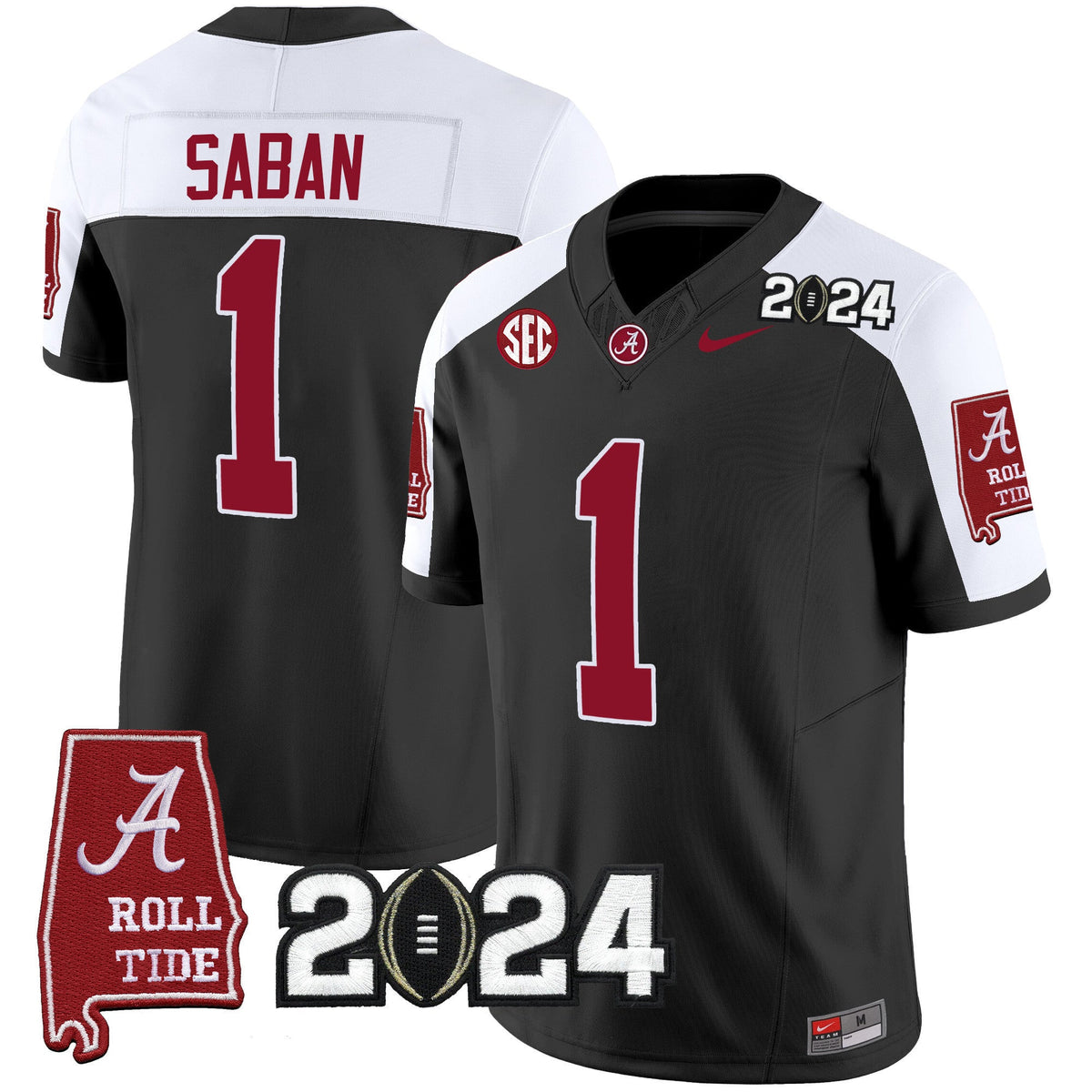 Men's Alabama Crimson Tide 2024 Vapor Limited Jersey - All Stitched - image 1