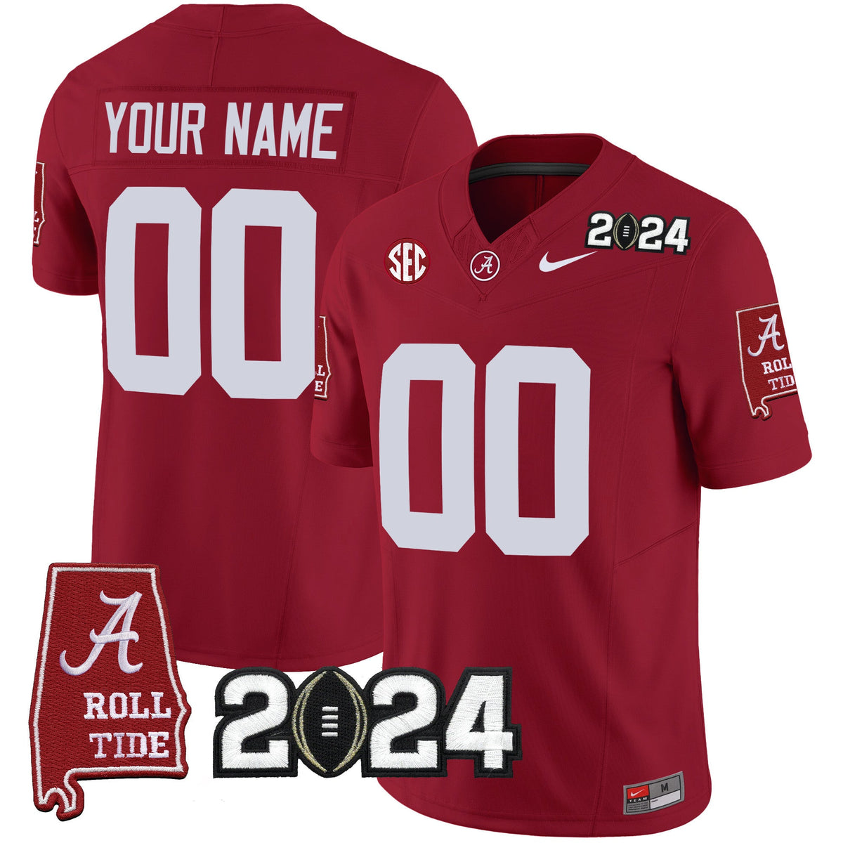 Alabama Crimson Tide 2024 Vapor Limited Custom Jersey - All Stitched - image 3