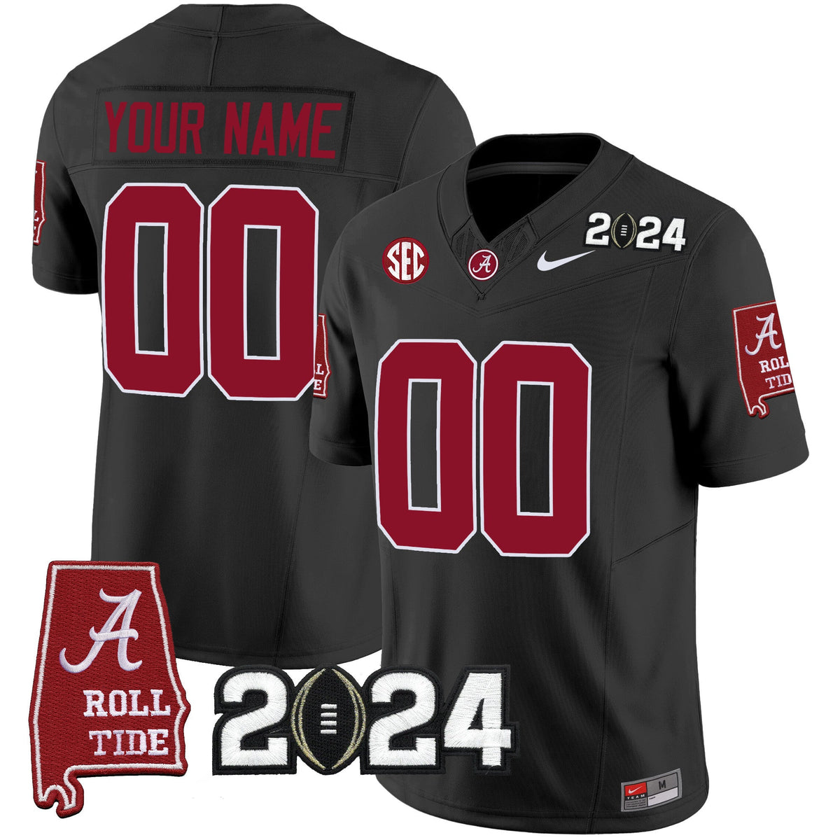 Alabama Crimson Tide 2024 Vapor Limited Custom Jersey - All Stitched - image 4