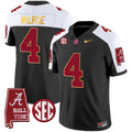 Men's Alabama Crimson Tide Gold Trim Vapor Jersey - Alabama Map - All Stitched - image 1