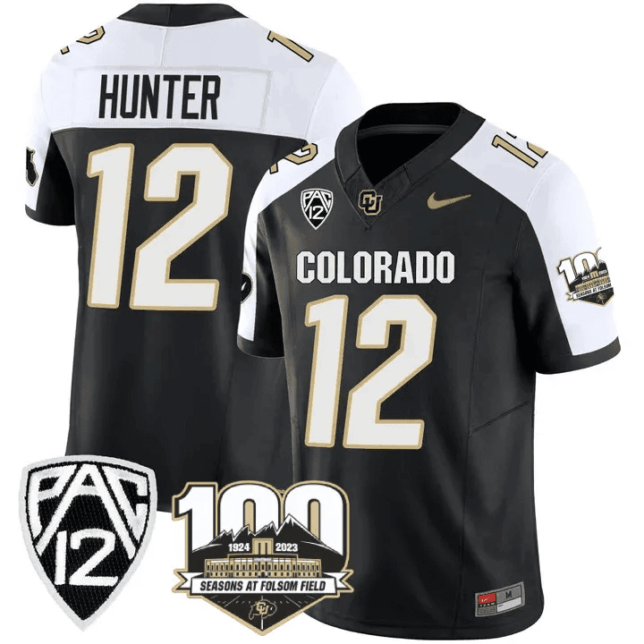 Men's Colorado Buffaloes 100th Seasons At Folsom Field Patch Vapor Limited Jersey V2 ?All Stitched - image 2