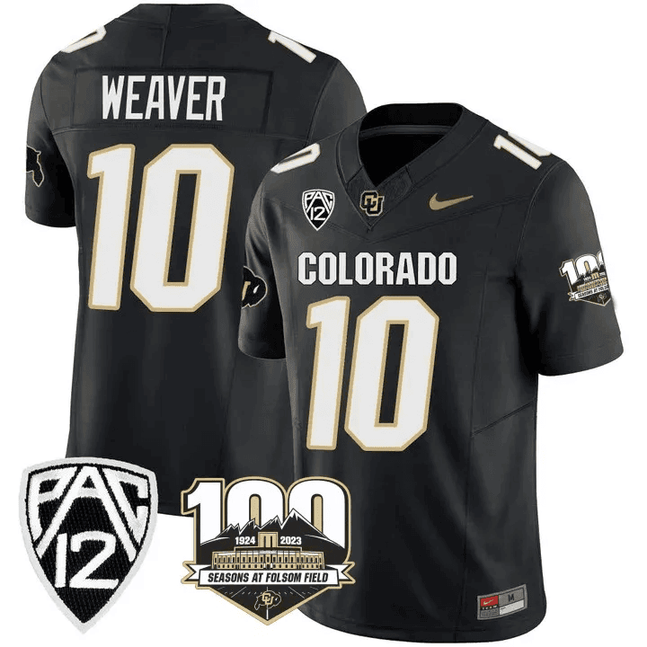 Men's Colorado Buffaloes 100th Seasons At Folsom Field Patch Vapor Limited Jersey V2 ?All Stitched - image 10