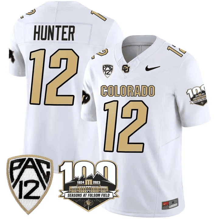 Men's Colorado Buffaloes 100th Seasons At Folsom Field Patch Vapor Limited Jersey V2 ?All Stitched - image 12