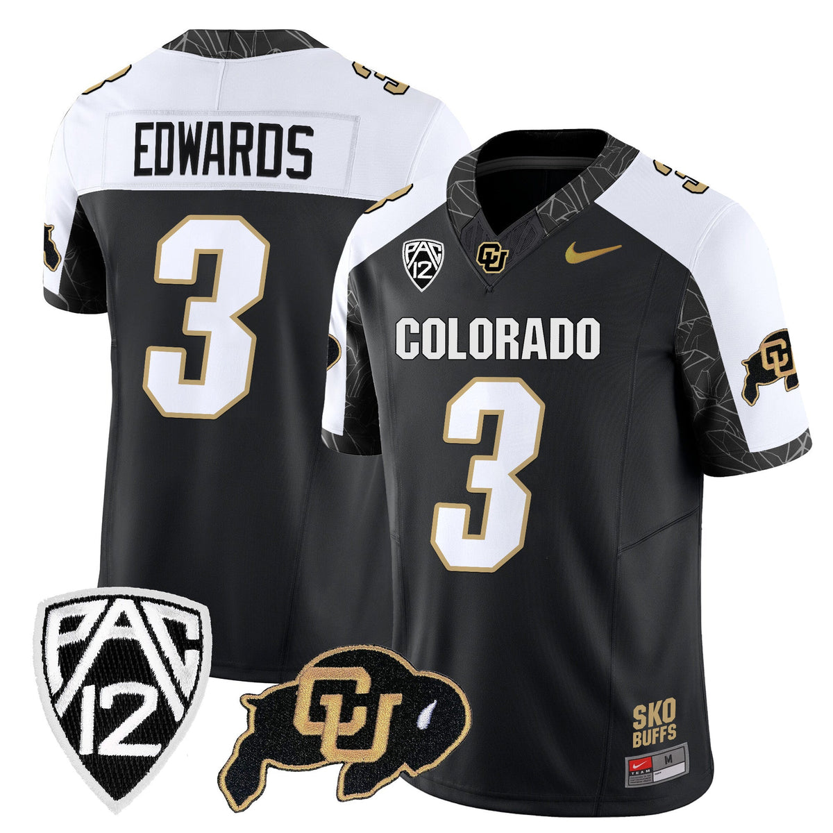 Men's Colorado Buffaloes Rocky Style Vapor Limited Jersey - All Stitched - image 4
