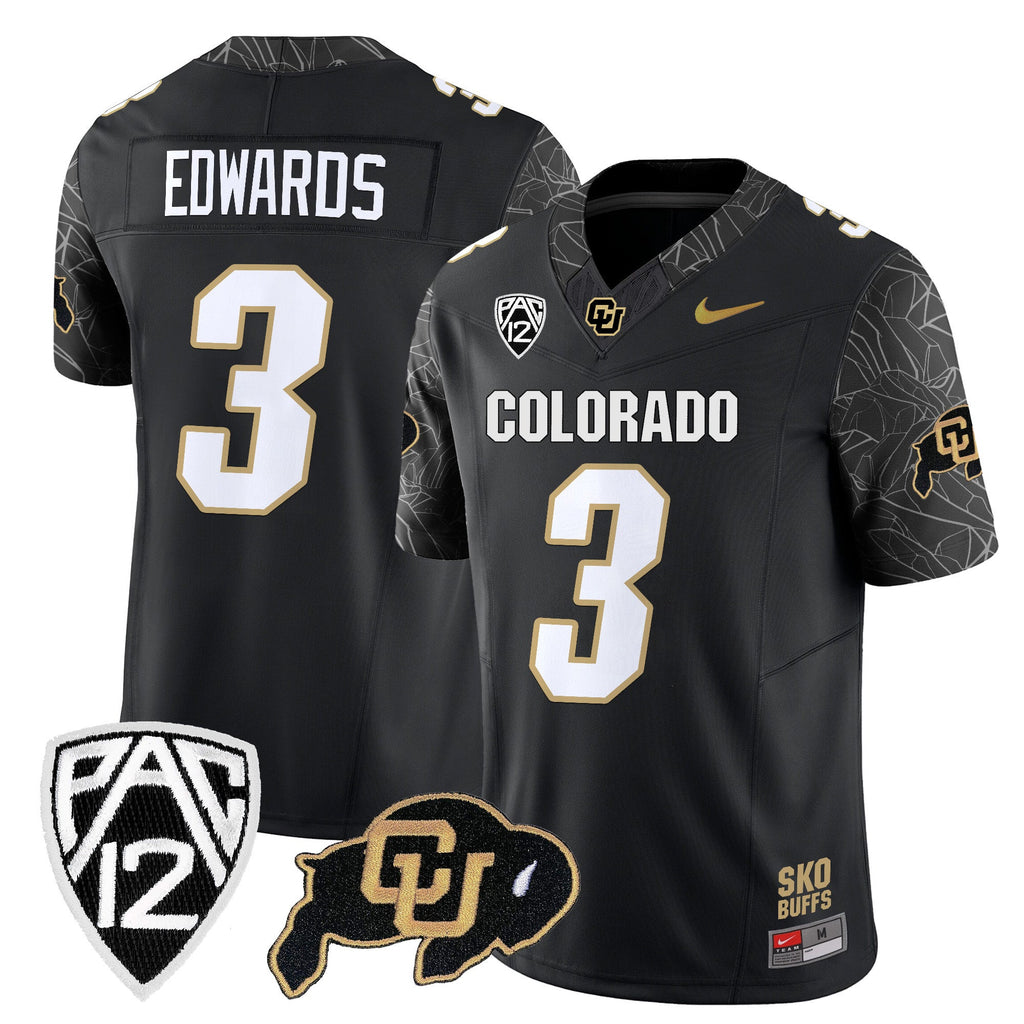 Men's Colorado Buffaloes Rocky Style Vapor Limited Jersey - All Stitched - image 11