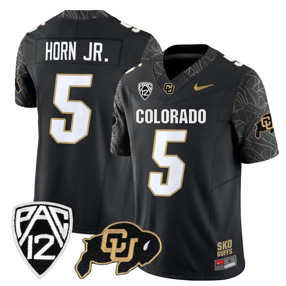Men's Colorado Buffaloes Rocky Style Vapor Limited Jersey - All Stitched - image 12