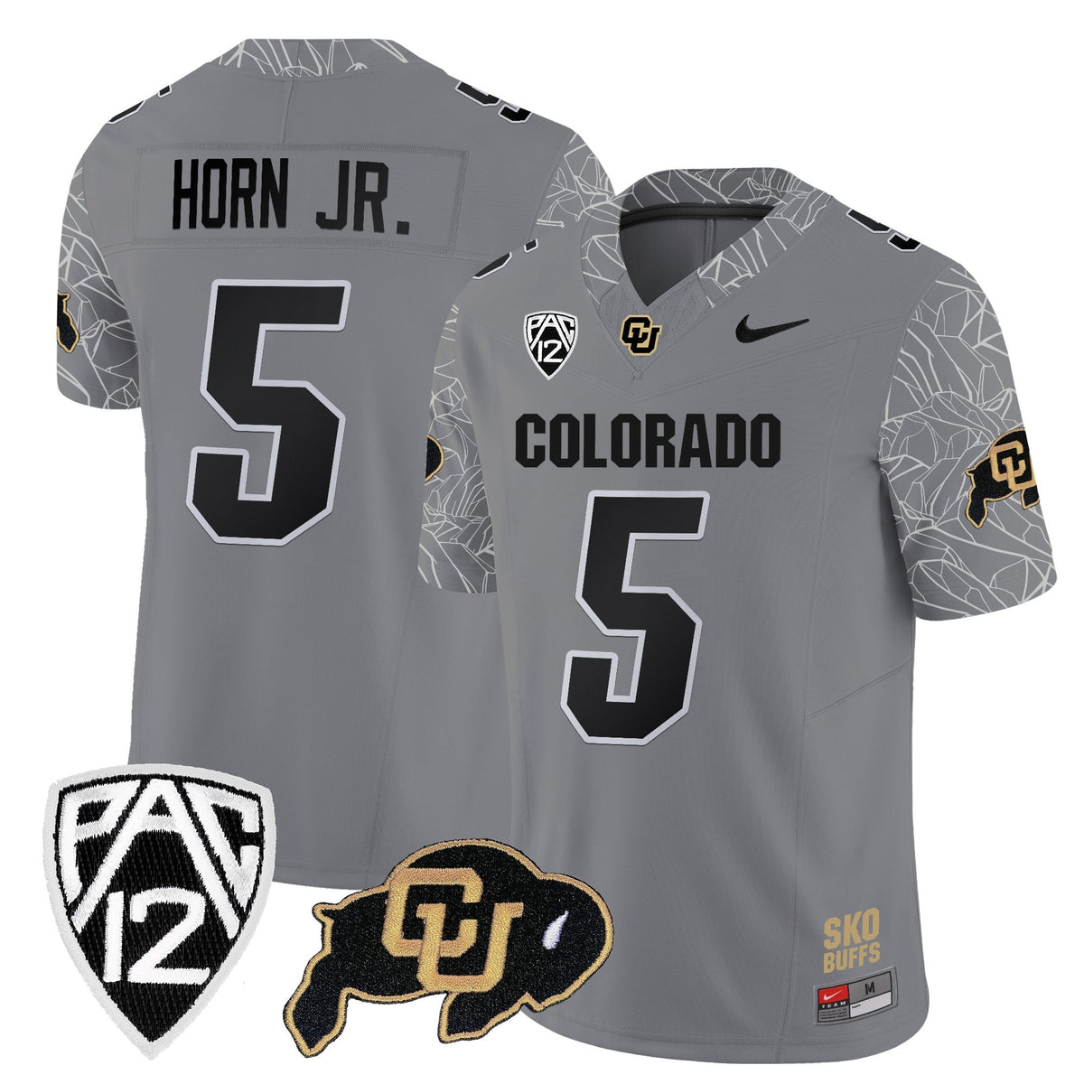 Men's Colorado Buffaloes Rocky Style Vapor Limited Jersey - All Stitched - image 26