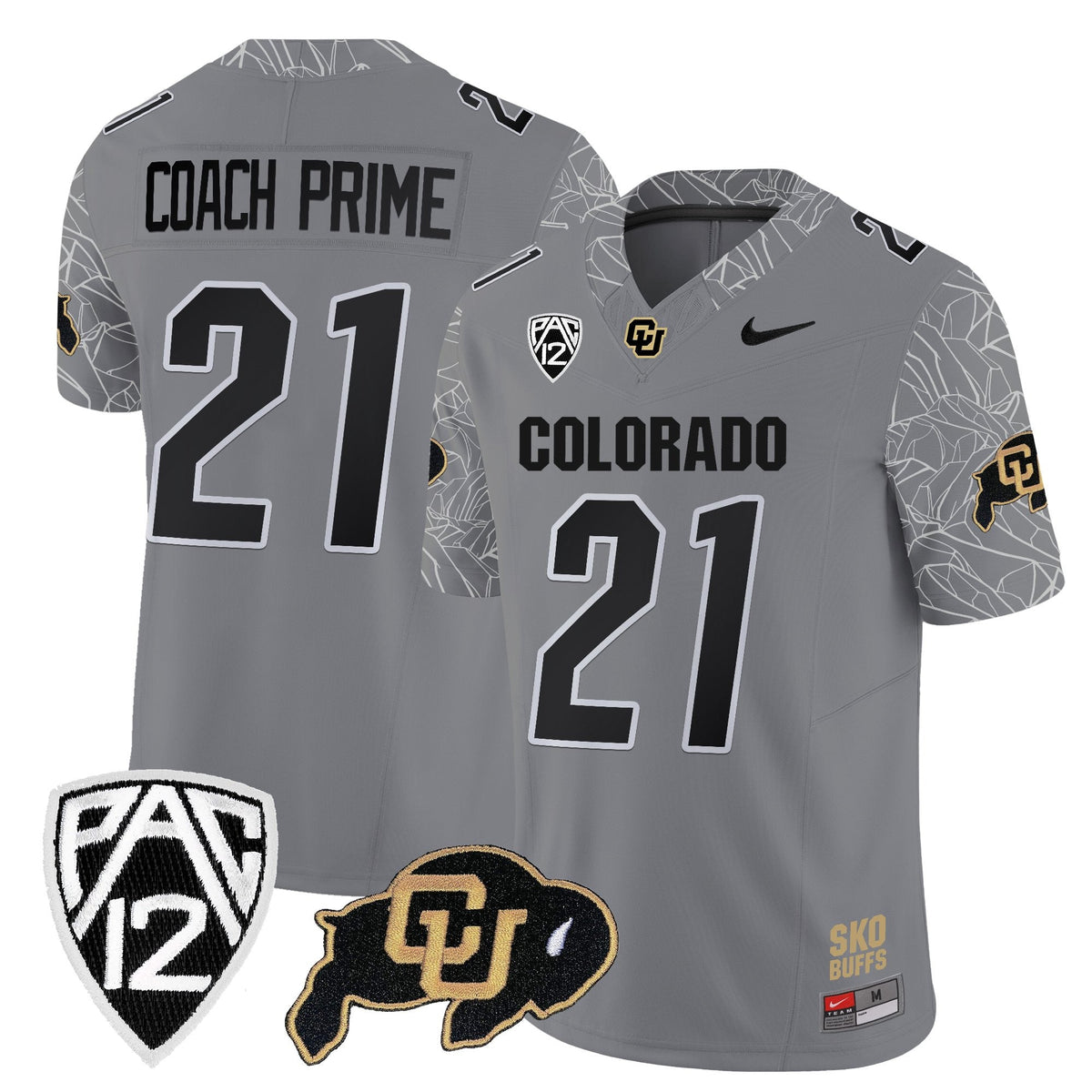 Men's Colorado Buffaloes Rocky Style Vapor Limited Jersey - All Stitched - image 27