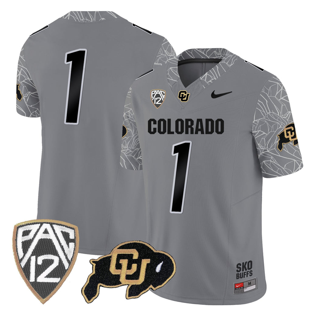 Men's Colorado Buffaloes Rocky Style Vapor Limited Jersey - All Stitched - image 28
