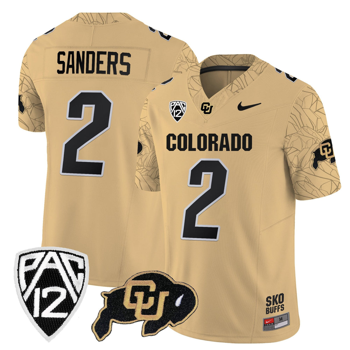 Men's Colorado Buffaloes Rocky Style Vapor Limited Jersey - All Stitched - image 29