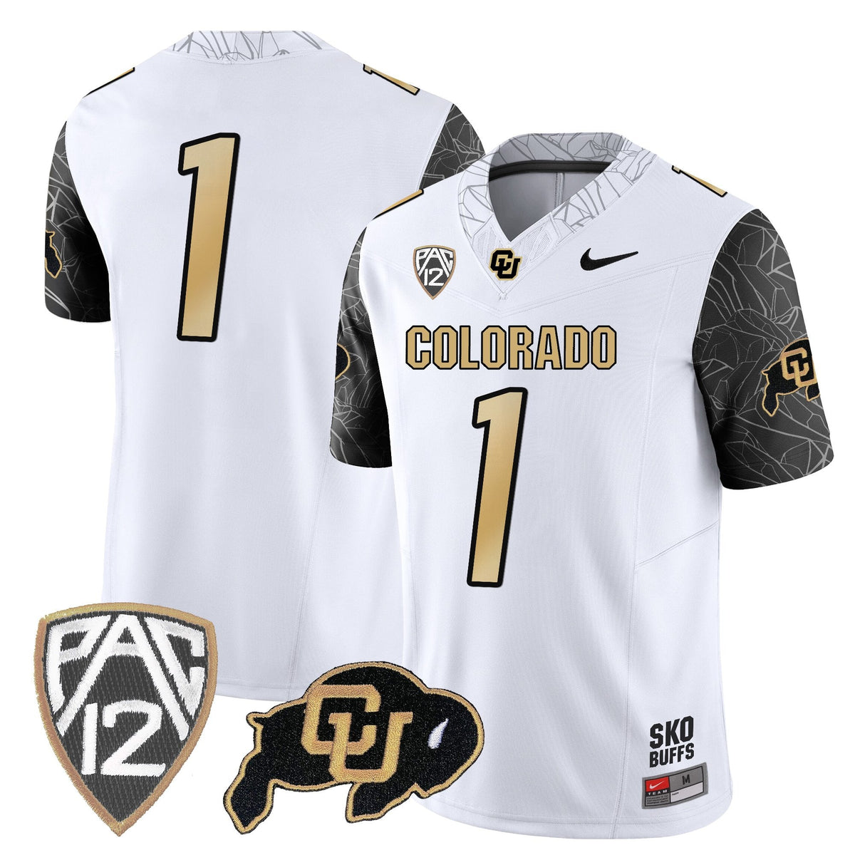 Men's Colorado Buffaloes Rocky Style Vapor Limited Jersey - All Stitched - image 42
