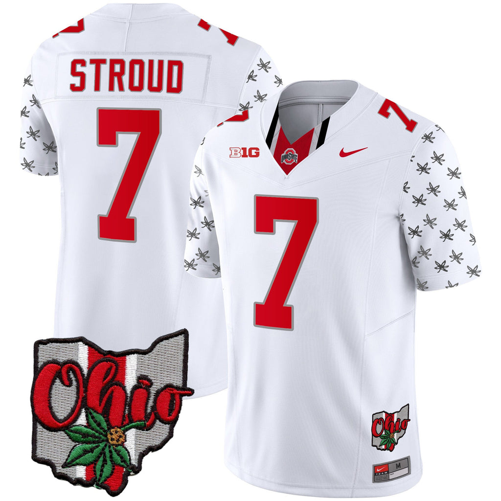 Men's Ohio State Buckeyes 2023 Gray Alternate Jersey V2 - Stitched - image 8