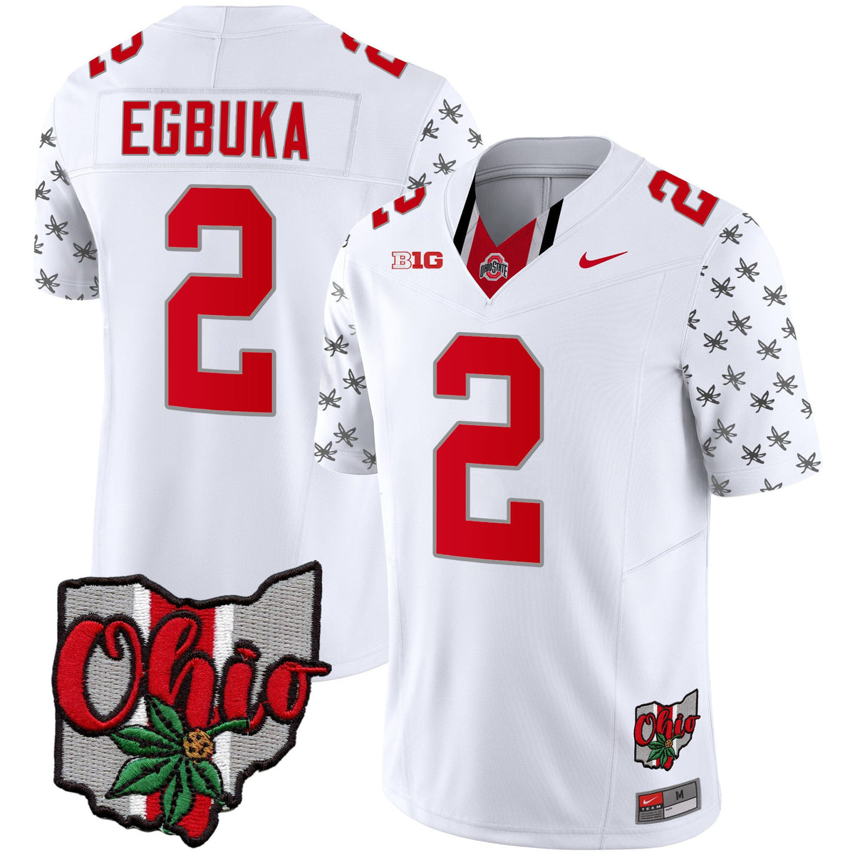 Men's Ohio State Buckeyes 2023 Gray Alternate Jersey V2 - Stitched - image 10
