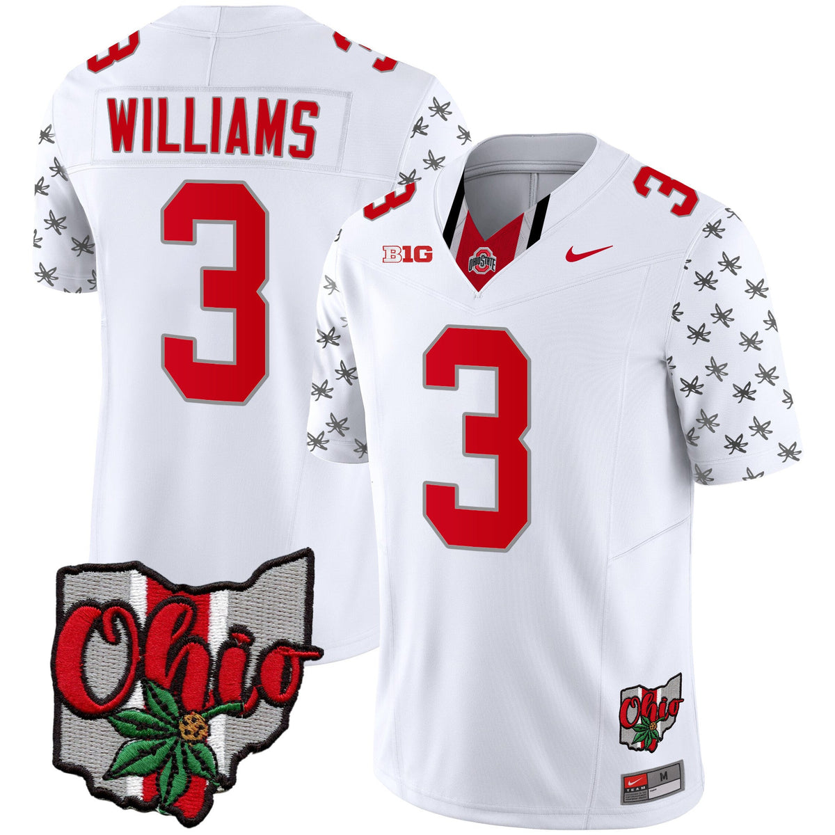 Men's Ohio State Buckeyes 2023 Gray Alternate Jersey V2 - Stitched - image 12