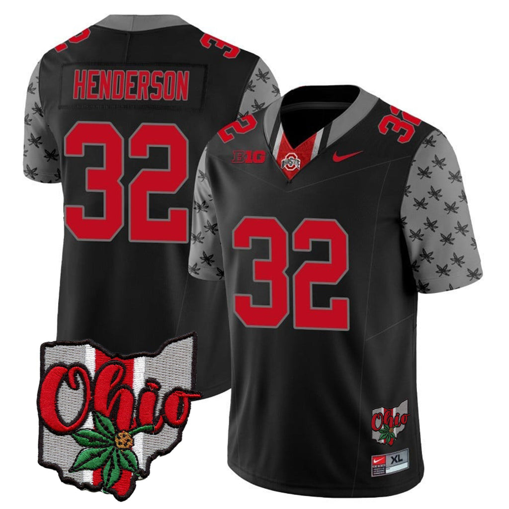 Men's Ohio State Buckeyes 2023 Gray Alternate Jersey V2 - Stitched - image 15