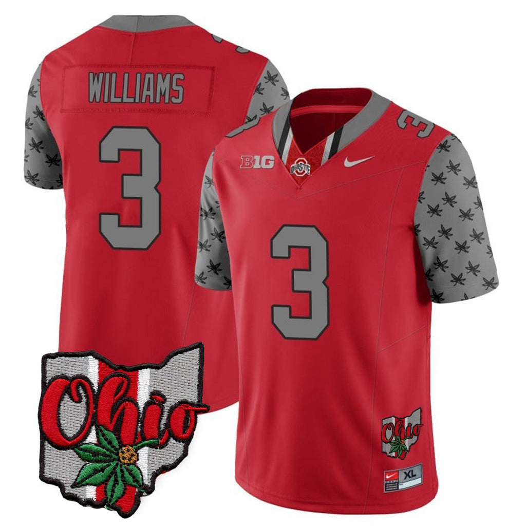 Men's Ohio State Buckeyes 2023 Gray Alternate Jersey V2 - Stitched - image 30