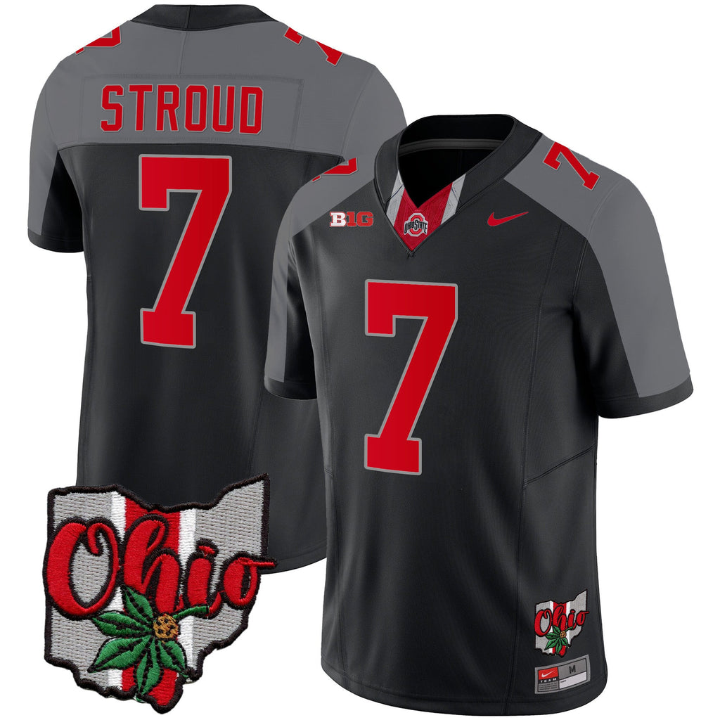 Men's Ohio State Buckeyes 2023 Gray Alternate Jersey V2 - Stitched - image 32