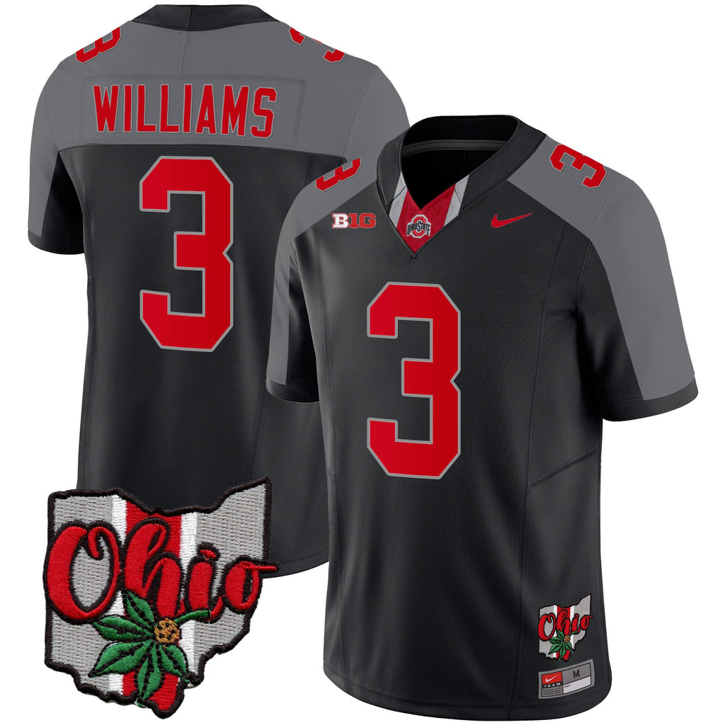 Men's Ohio State Buckeyes 2023 Gray Alternate Jersey V2 - Stitched - image 36