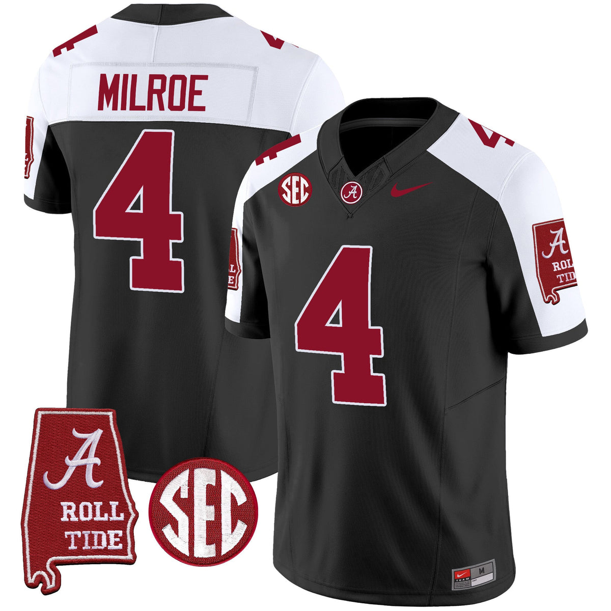 Men's Alabama Crimson Tide Vapor Limited Jersey V3 - Alabama Map - All Stitched - image 1