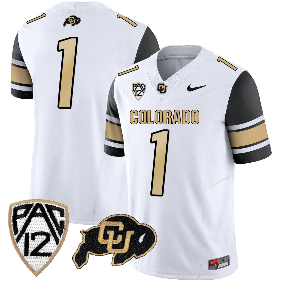 Men's Colorado Buffaloes Vapor Limited Jersey V3 - All Stitched - image 35