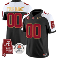Alabama Crimson Tide Rose Bowl Patch Gold Trim Vapor Limited Custom Jersey - All Stitched - image 1