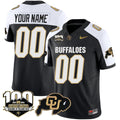 Colorado Buffaloes 100 Seasons Patch Vapor Limited Custom Jersey - All Stitched - image 1