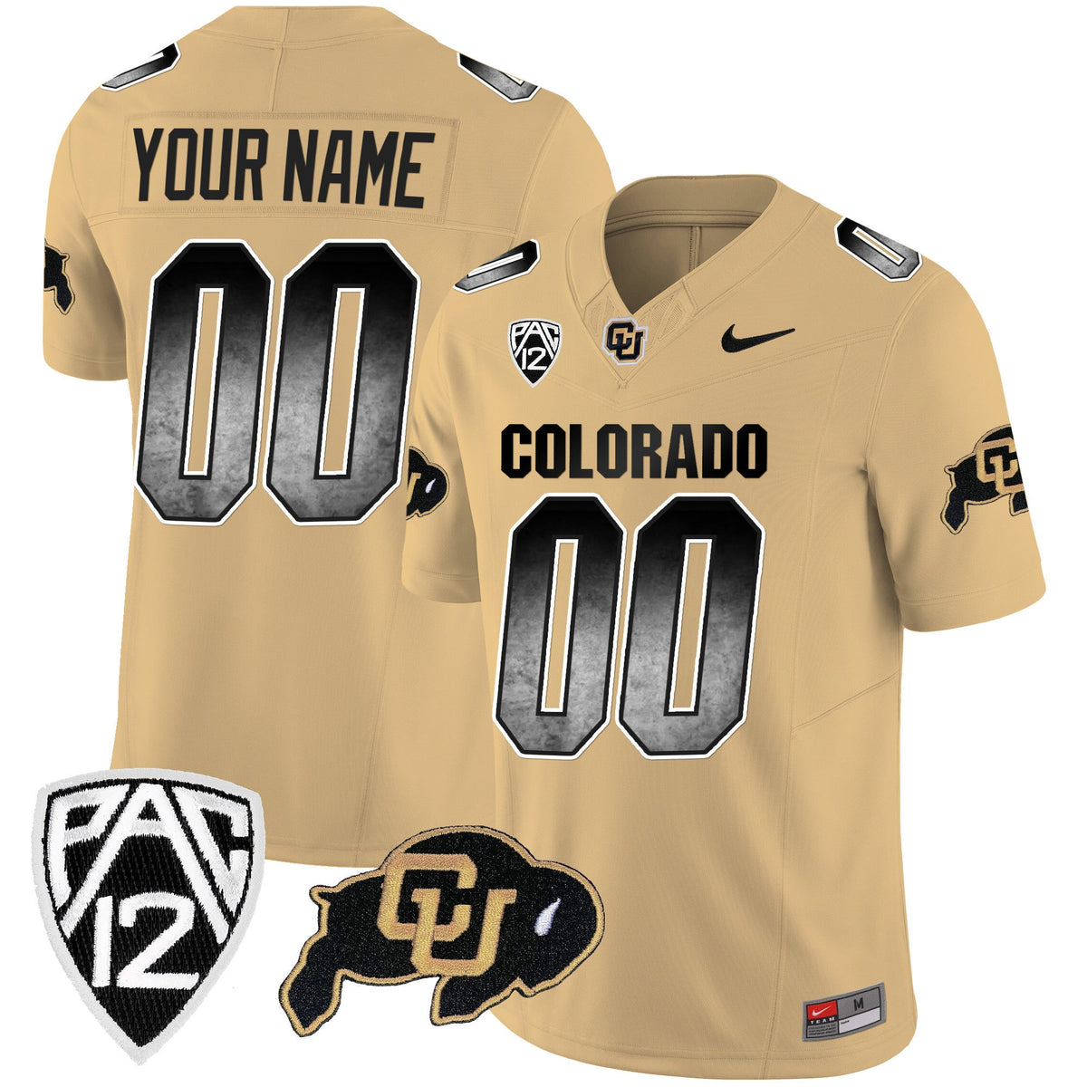 Colorado Buffaloes Arch Smoke Vapor Custom Jersey - All Stitched - image 5