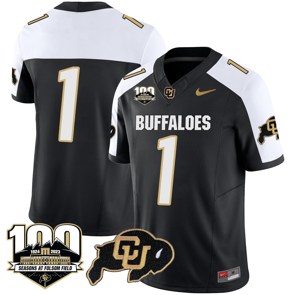 Men's Colorado Buffaloes 100 Seasons Patch Vapor Limited Jersey - All Stitched - image 7