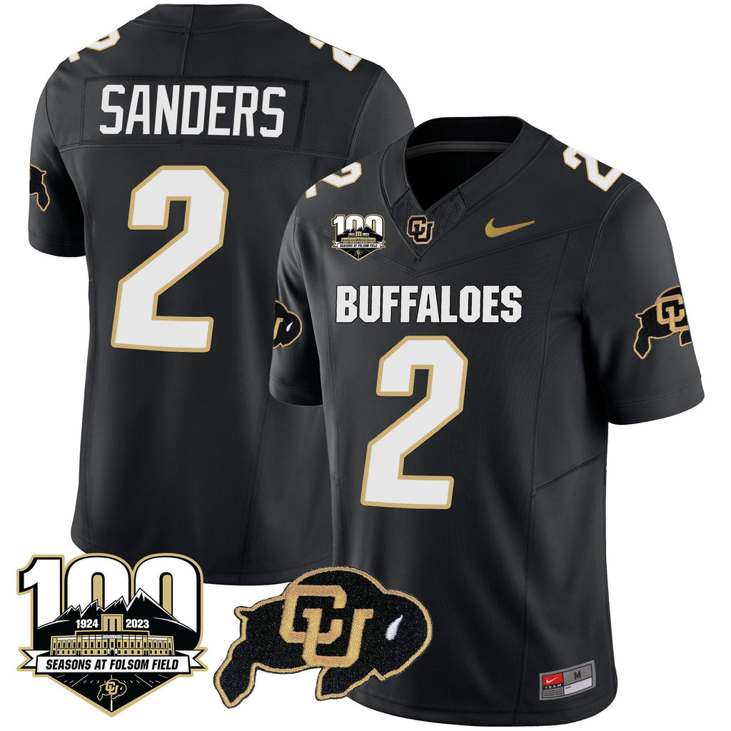 Men's Colorado Buffaloes 100 Seasons Patch Vapor Limited Jersey - All Stitched - image 8
