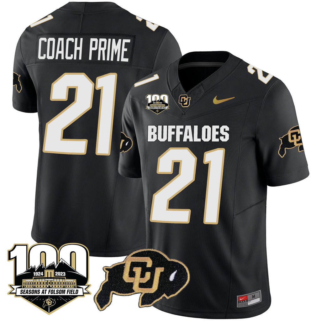 Men's Colorado Buffaloes 100 Seasons Patch Vapor Limited Jersey - All Stitched - image 13
