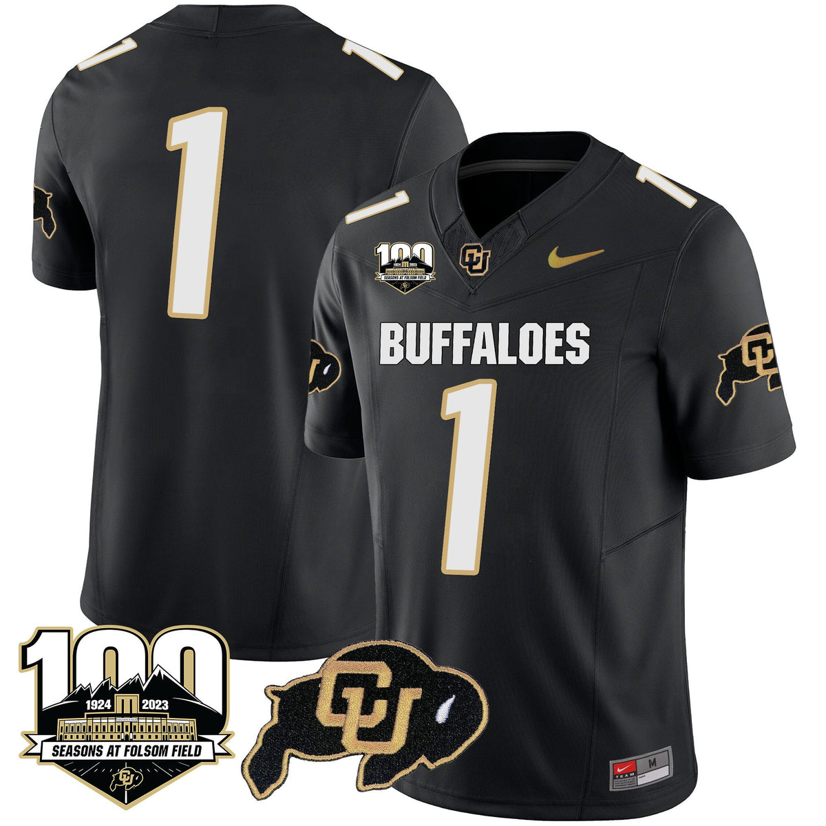 Men's Colorado Buffaloes 100 Seasons Patch Vapor Limited Jersey - All Stitched - image 14