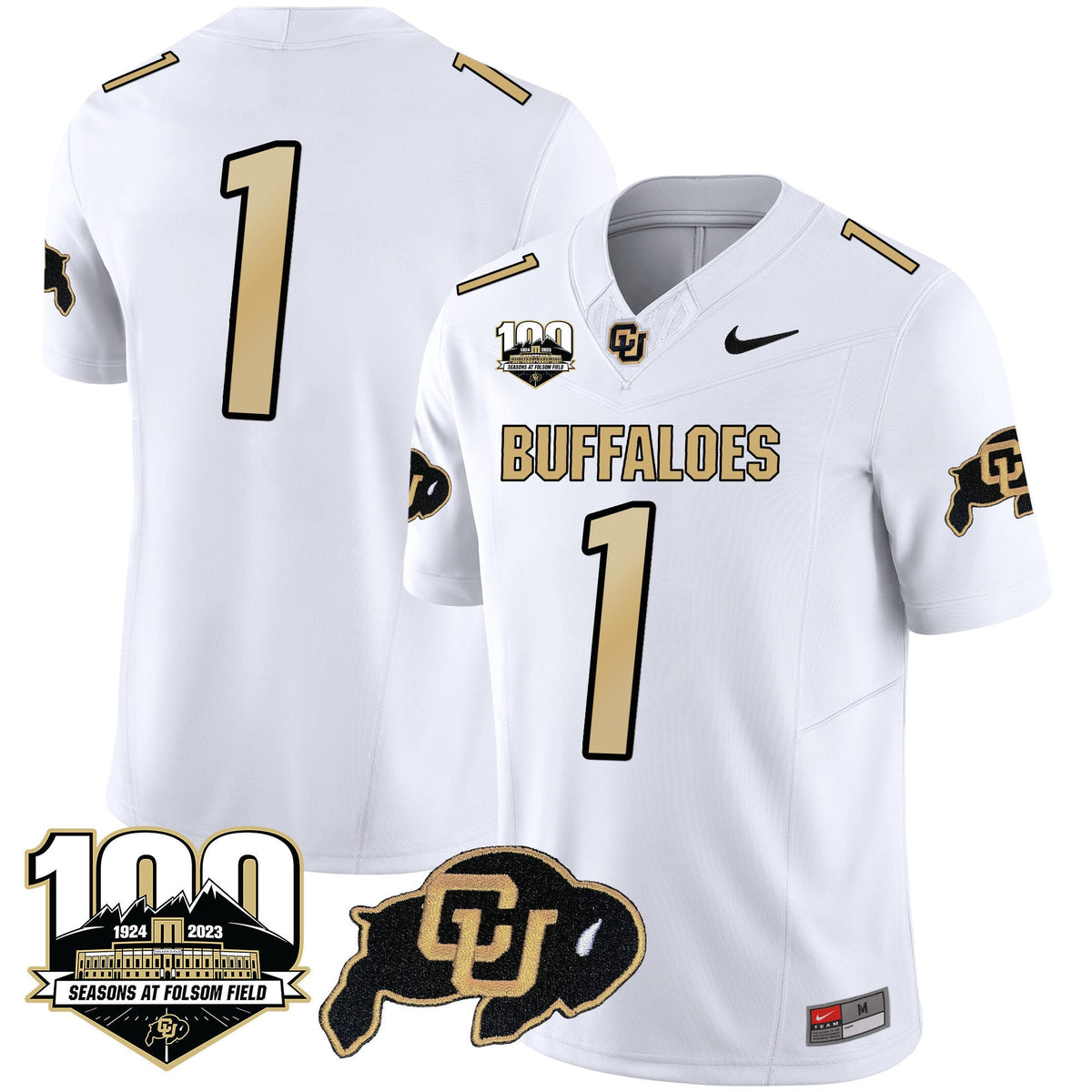 Men's Colorado Buffaloes 100 Seasons Patch Vapor Limited Jersey - All Stitched - image 21