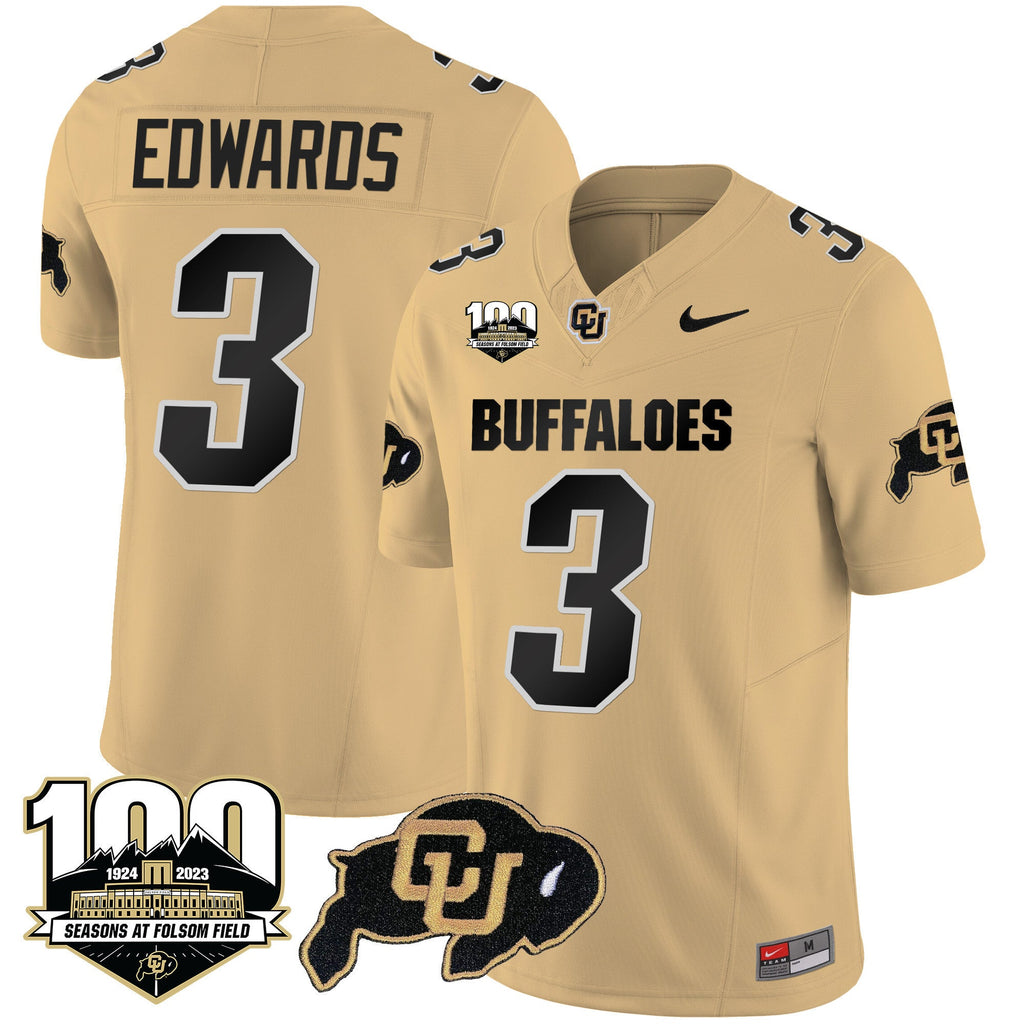 Men's Colorado Buffaloes 100 Seasons Patch Vapor Limited Jersey - All Stitched - image 32