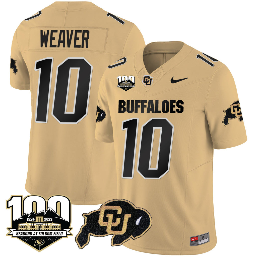 Men's Colorado Buffaloes 100 Seasons Patch Vapor Limited Jersey - All Stitched - image 33