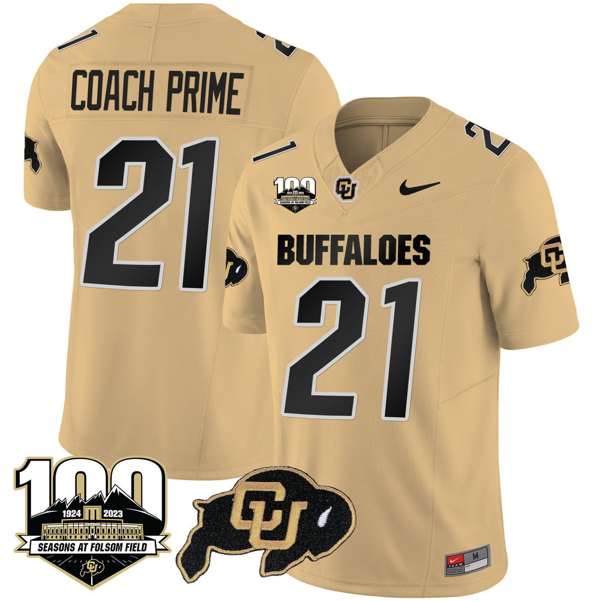 Men's Colorado Buffaloes 100 Seasons Patch Vapor Limited Jersey - All Stitched - image 34